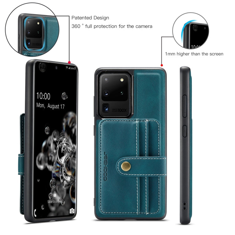 JEEHOOD RFID Blocking Anti-Theft Wallet Case Samsung Note 20 Ultra