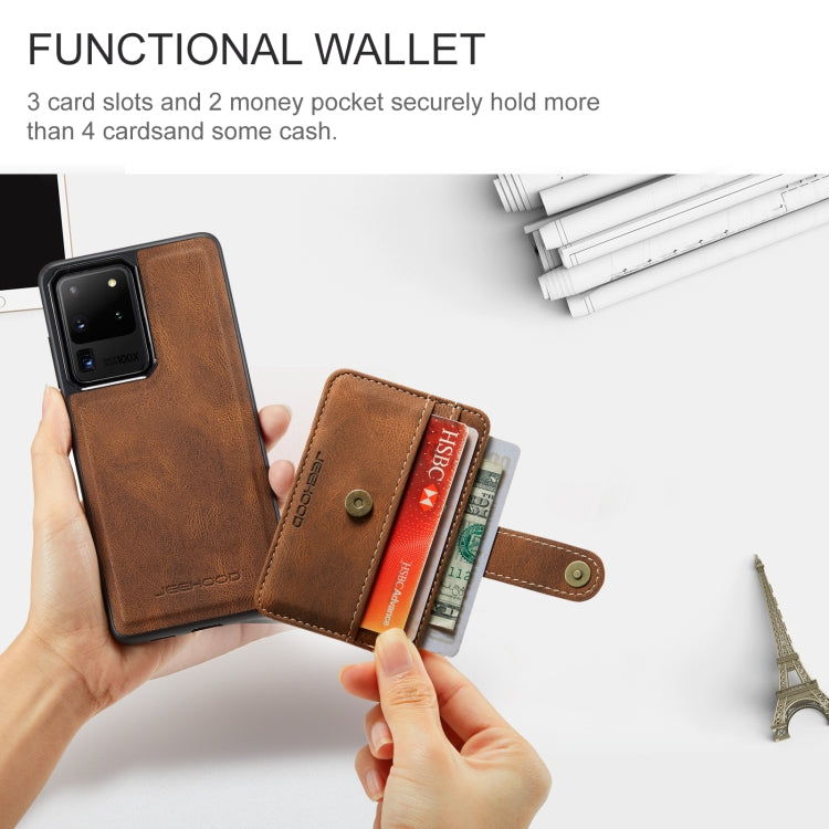JEEHOOD RFID Blocking Anti-Theft Wallet Case Samsung S20