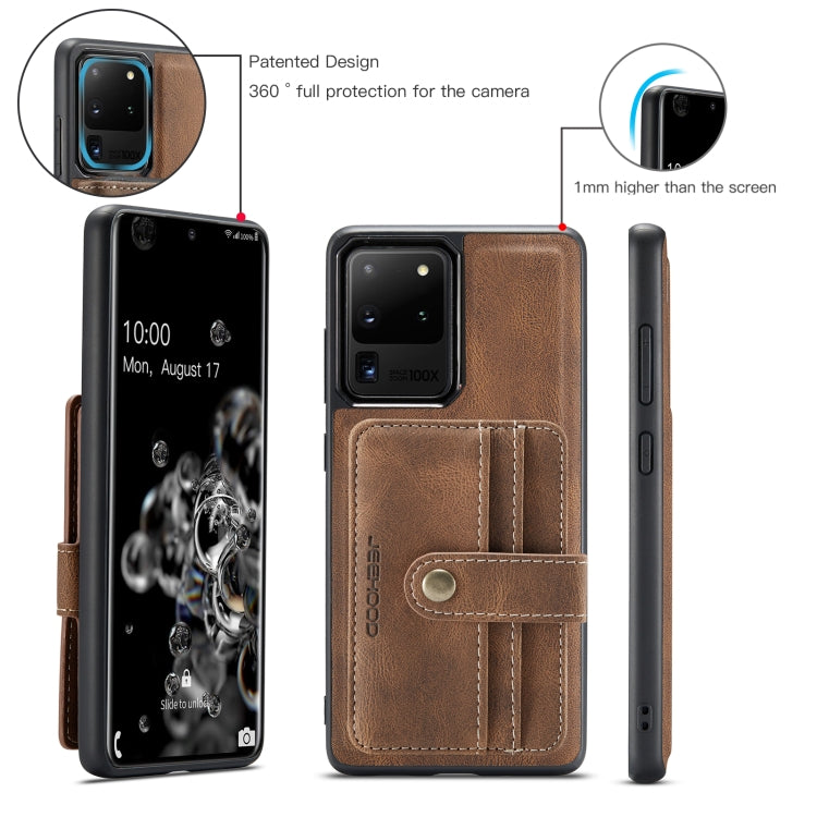 JEEHOOD RFID Blocking Anti-Theft Wallet Case Samsung S20
