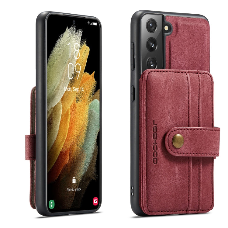 JEEHOOD RFID Blocking Anti-Theft Wallet Case Samsung S21+