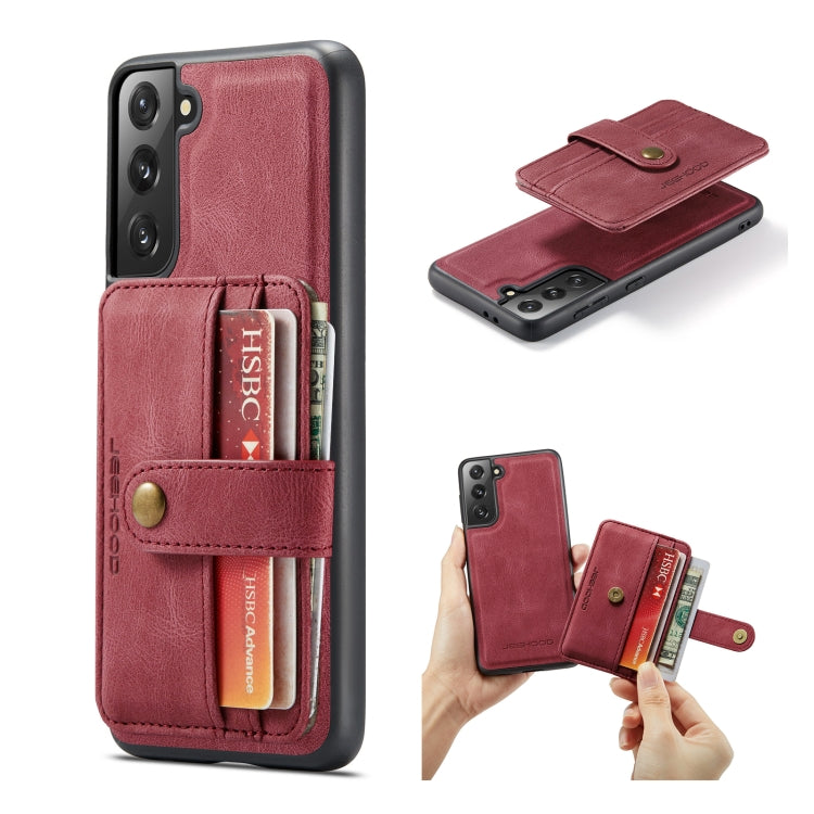 JEEHOOD RFID Blocking Anti-Theft Wallet Case Samsung S21+