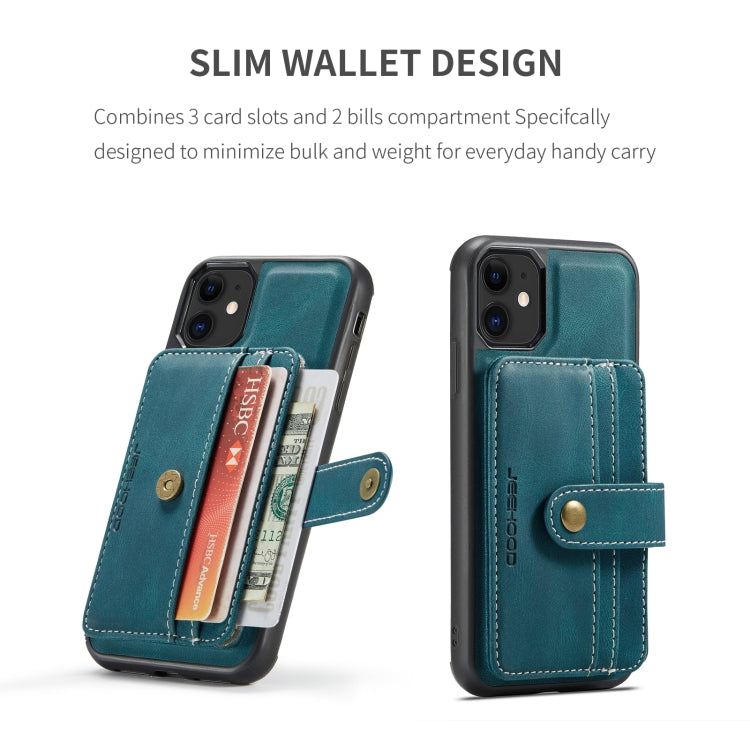 JEEHOOD RFID Blocking Anti-Theft Wallet Case iPhone 12 mini