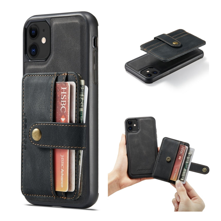 JEEHOOD RFID Blocking Anti-Theft Wallet Case iPhone 12 / 12 Pro