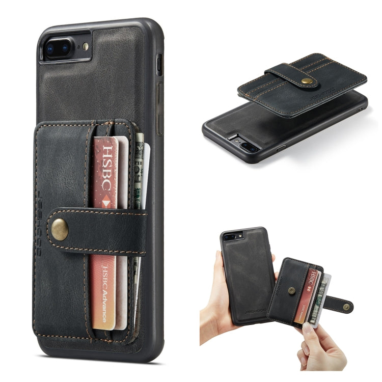 JEEHOOD RFID Blocking Anti-Theft Wallet Case iPhone 8+ / 7+