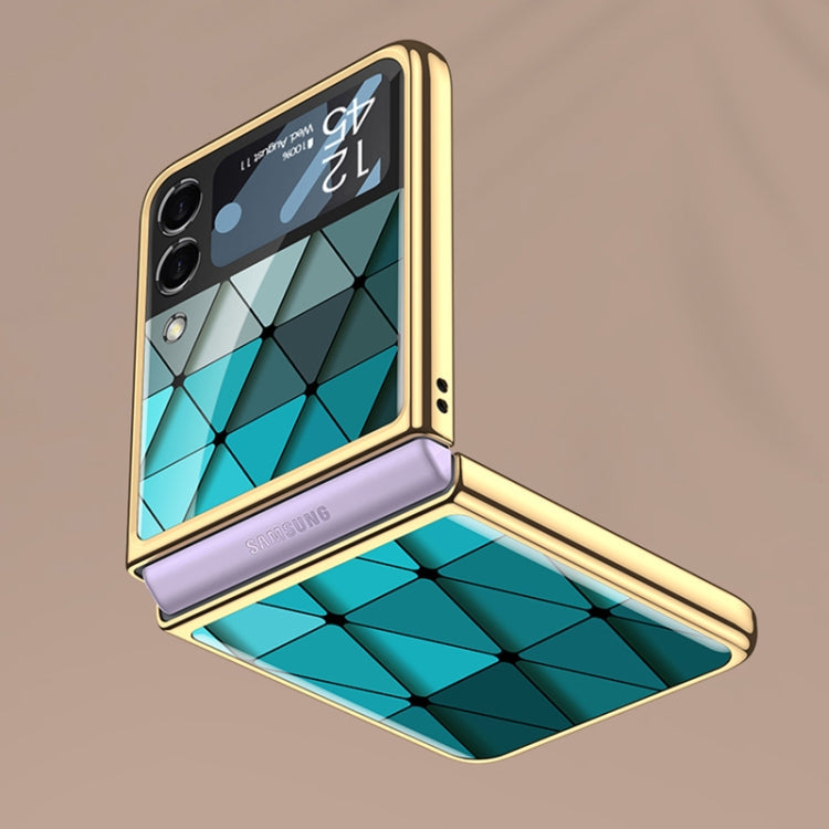 GKK Electroplating Diamond Tempered Glass Case Samsung Z Flip3