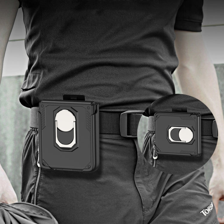 GKK Foldable Armor Case with Ring & Clip Holder Samsung Z Flip3