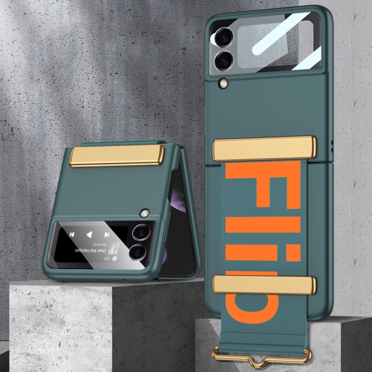 GKK Ultra-thin Full Coverage Flip Case with Wristband Samsung Z Flip3