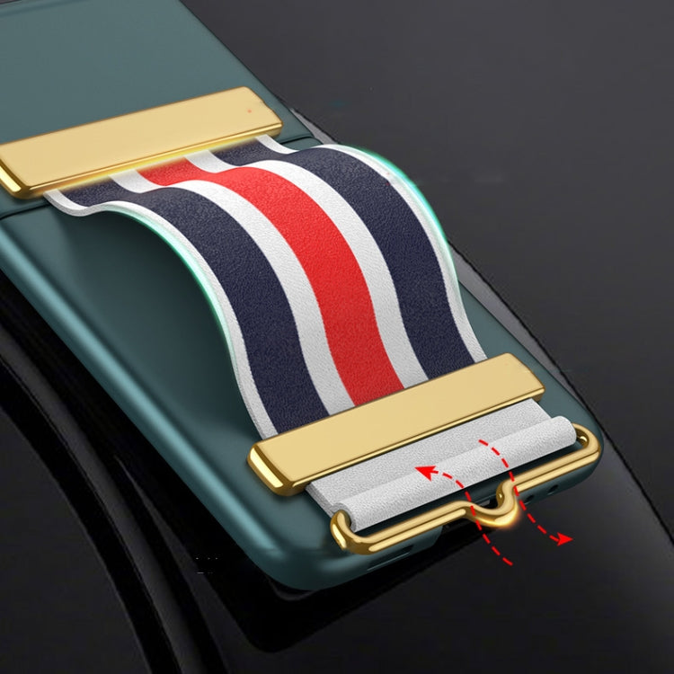 GKK Ultra-thin Full Phone Flip Case with Color Wristband Samsung Z Flip3
