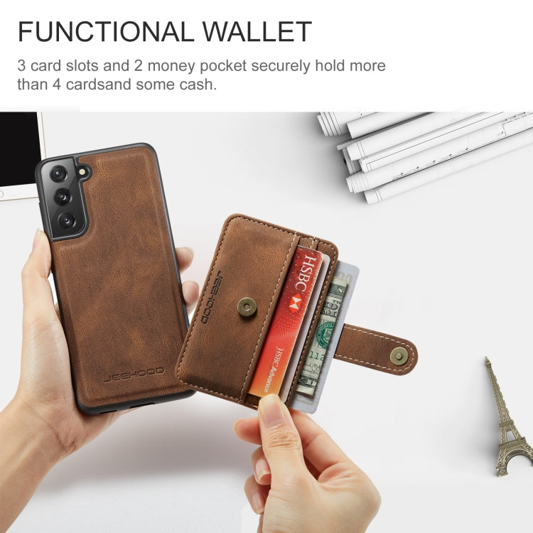 JEEHOOD RFID Blocking Anti-Theft Wallet Case Samsung S22+