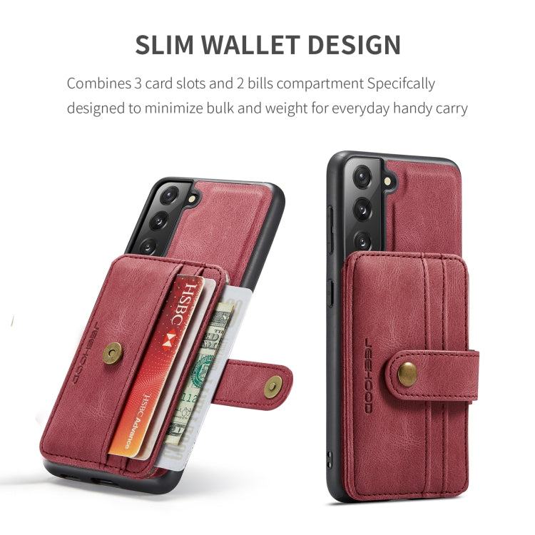 JEEHOOD RFID Blocking Anti-Theft Wallet Case Samsung S22+