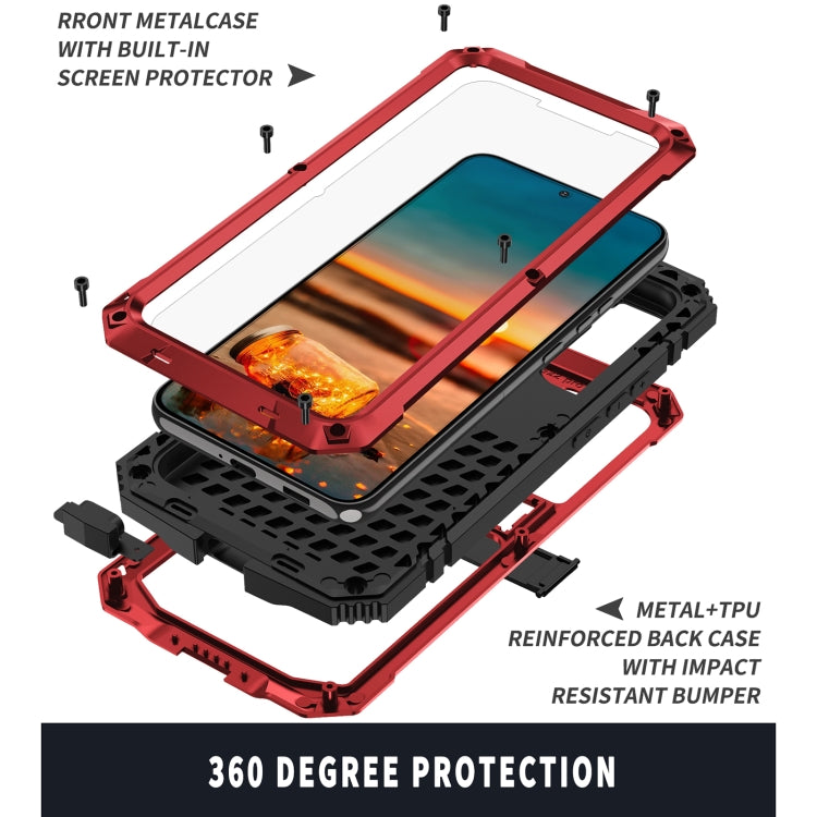 R-JUST KickStand Metal Protective Case Samsung S22+