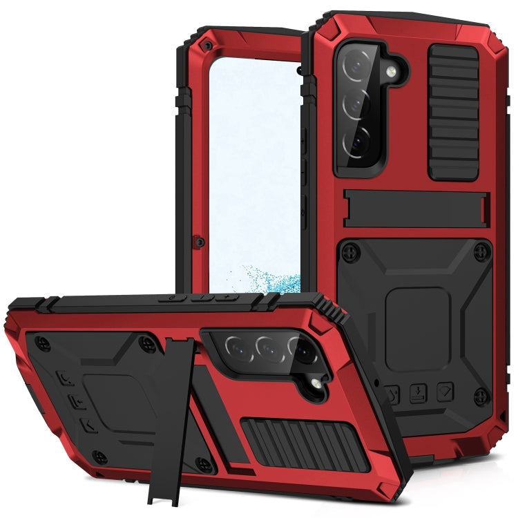 R-JUST KickStand Metal Protective Case Samsung S22+