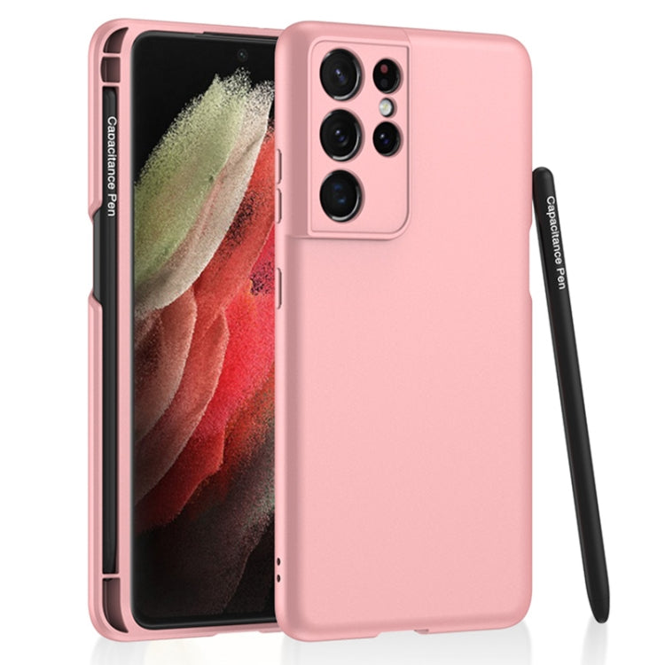 GKK Ultra-thin Skin Feel Case with Stylus Pen & Pen Slot Samsung S21 Ultra