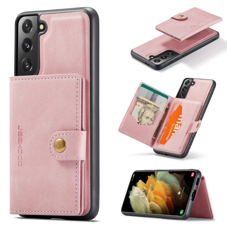 JEEHOOD Retro Magnetic Detachable Wallet Case Samsung S22+