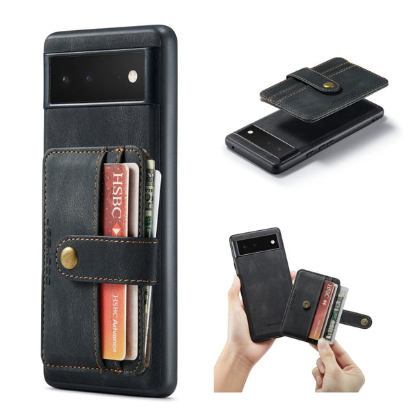 JEEHOOD RFID Blocking Anti-Theft Wallet Case Google Pixel