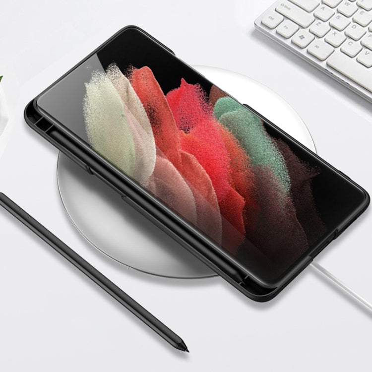 GKK Ultra-thin Case With Stylus Pen & Pen Slot & Holder Samsung S21 Ultra