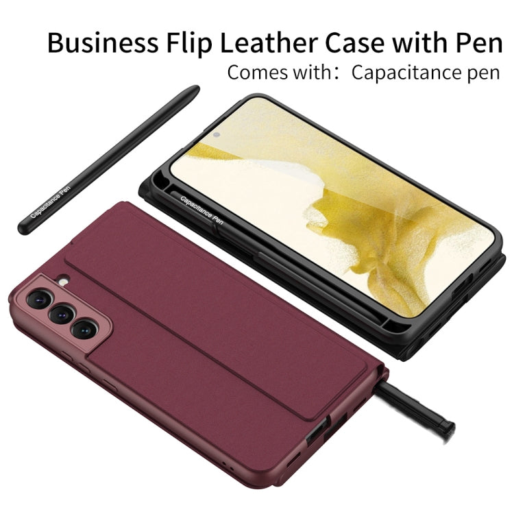 GKK Flip Leather Case with Stylus Pen Samsung S22+