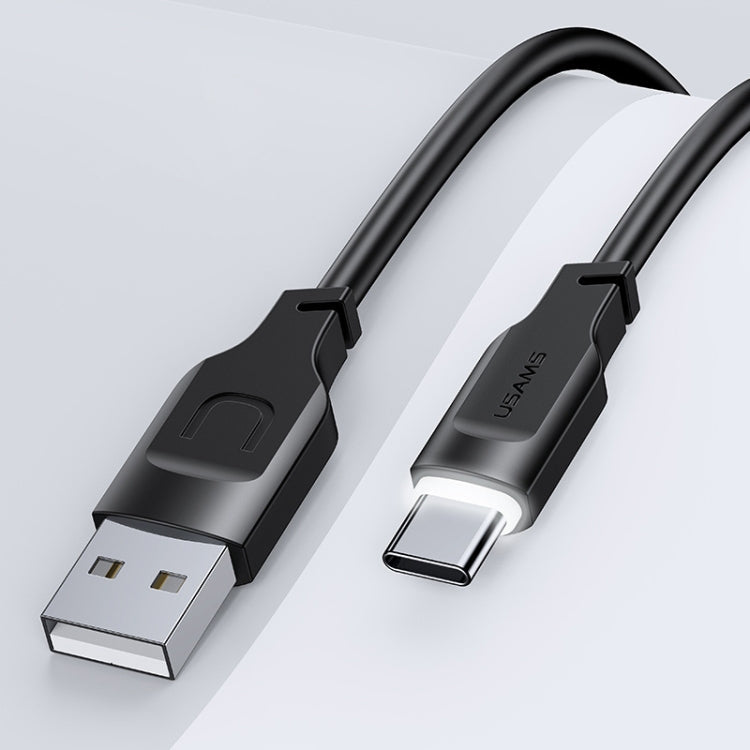 USAMS US-SJ568 6A Type-C / USB-C Fast Charing Data Cable with Light, Length: 1.2m