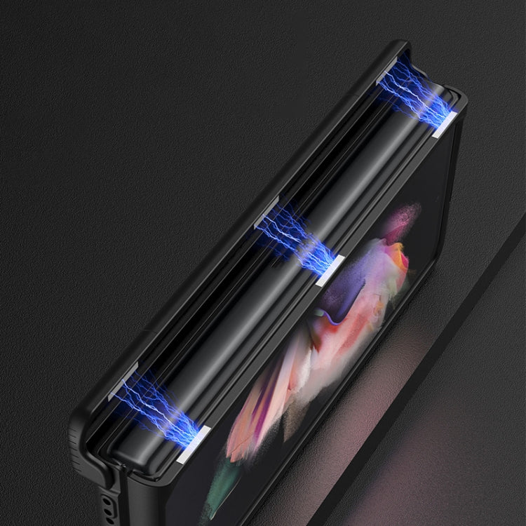 GKK Integrated Magnetic Armor Flip Case with Holder Samsung Z Fold2 5G