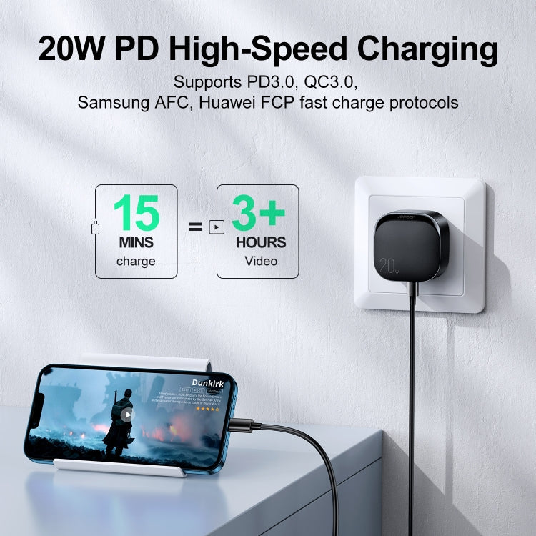 JOYROOM 20W PD Type-C Fast Charger L-P210 UK Plug