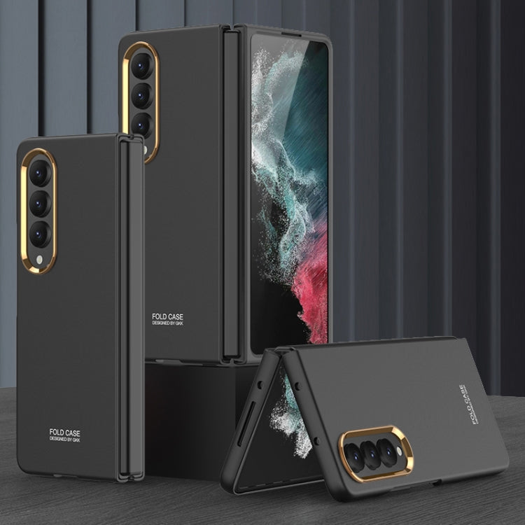 GKK Ultra-thin Electroplating Lens Frame Case Samsung Z Fold4
