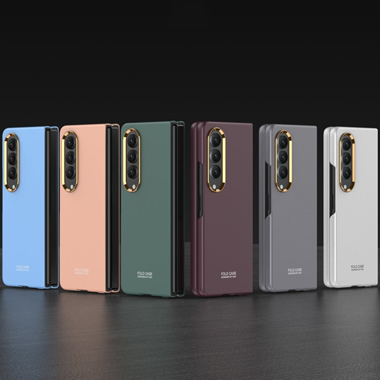 GKK Ultra-thin Electroplating Lens Frame Case Samsung Z Fold4