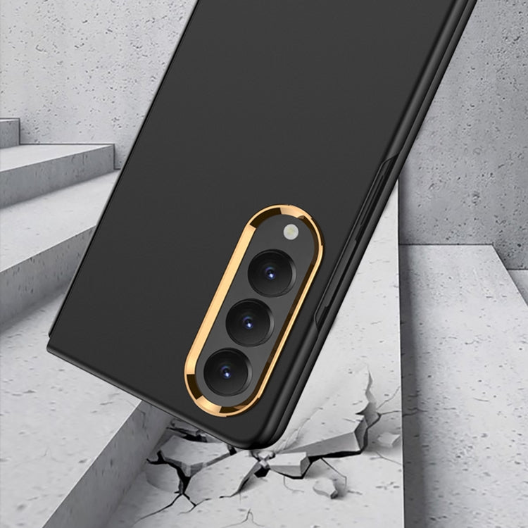 GKK Ultra-thin Electroplating Lens Frame Case Samsung Z Fold4