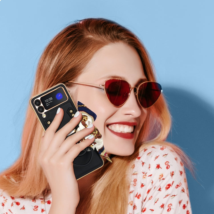 GKK Handbag Design Leather Case Samsung Z Flip3