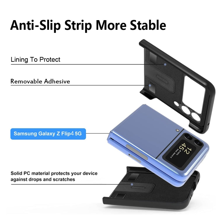 Litchi Texture Card Slot Leather Case Samsung Z Flip4