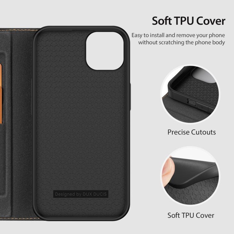 DUX DUCIS Skin X2 Flip Leather Case iPhone 14 Plus