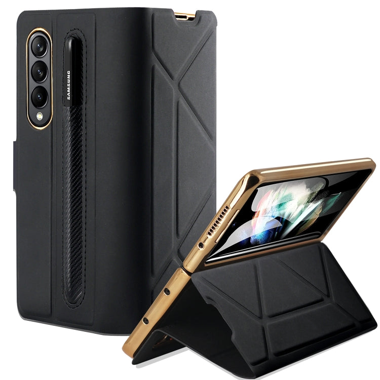 GKK Transformers Folding Leather Case with Pen Slot & Stand Samsung Z Fold4