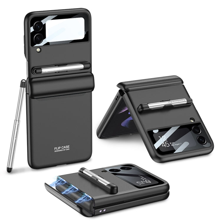 GKK Magnetic Full Coverage Flip Case with Pen Samsung Z Flip4