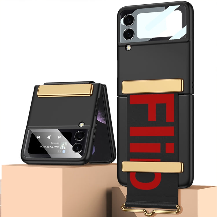 GKK Ultra-thin Full Coverage Flip Case with Wristband Samsung Z Flip4