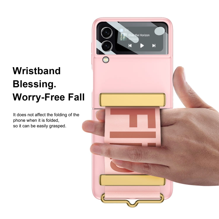 GKK Ultra-thin Full Coverage Flip Case with Wristband Samsung Z Flip4