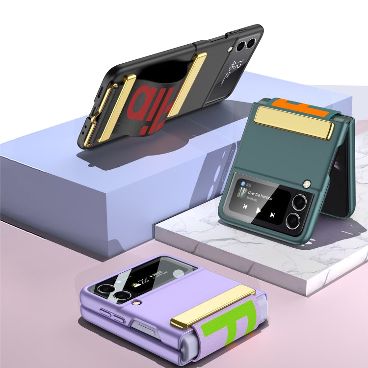 GKK Ultra-thin Full Coverage Flip Case with Wristband Samsung Z Flip4