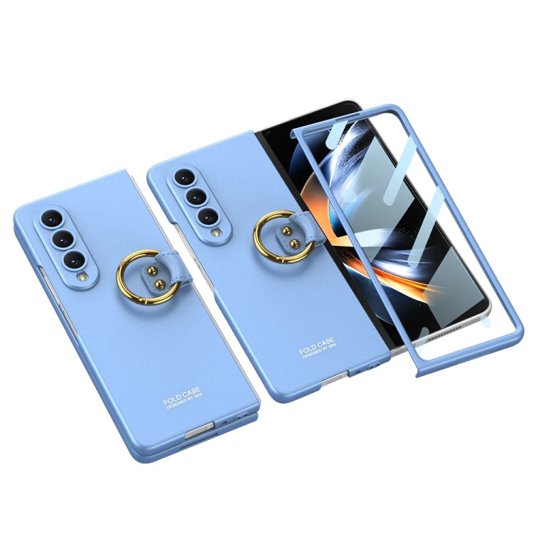 GKK Ultra-thin Full Coverage Case with Ring Holder Samsung Z Fold4