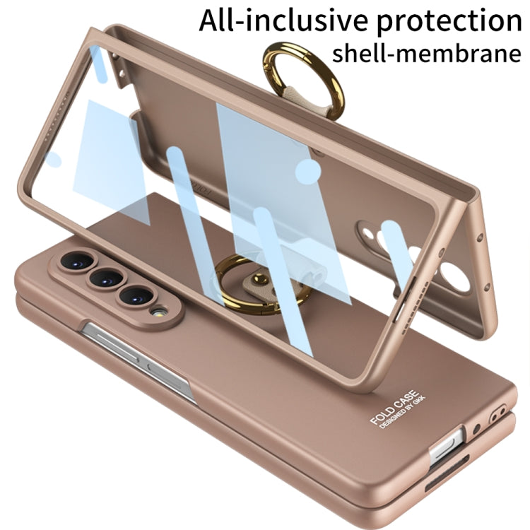 GKK Ultra-thin Full Coverage Case with Ring Holder Samsung Z Fold4