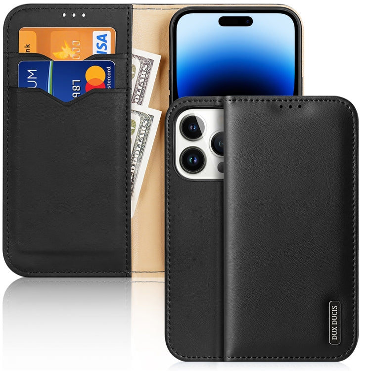 DUX DUCIS Hivo Leather Flip Case iPhone 14 Pro