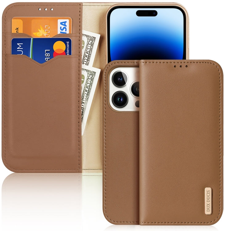 DUX DUCIS Hivo Leather Flip Case iPhone 14 Pro