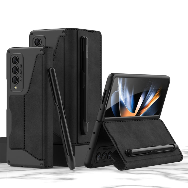 GKK Armor Flip Leather Case with Pen Slots Samsung Z Fold4