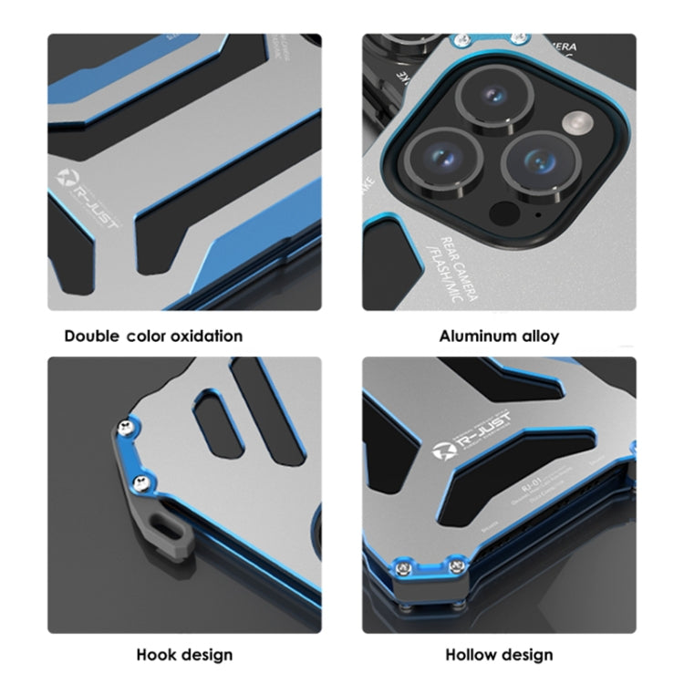 R-JUST Armor Metal Protective Case iPhone 14 Pro