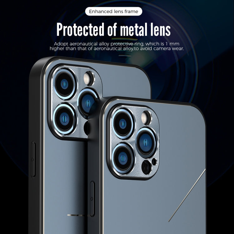R-JUST 3-Line Style Metal Protective Case iPhone 14