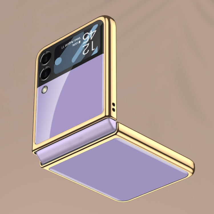 GKK Integrated Electroplating Painted Glass Case Samsung Z Flip4