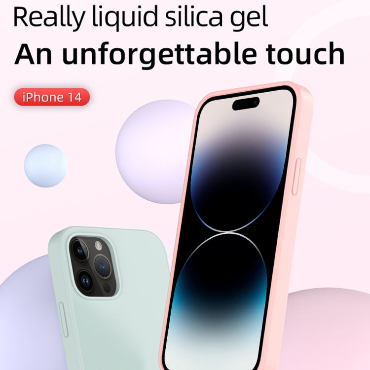 Mutural Yuemu Liquid Silicone Microfiber Case iPhone 14 Pro