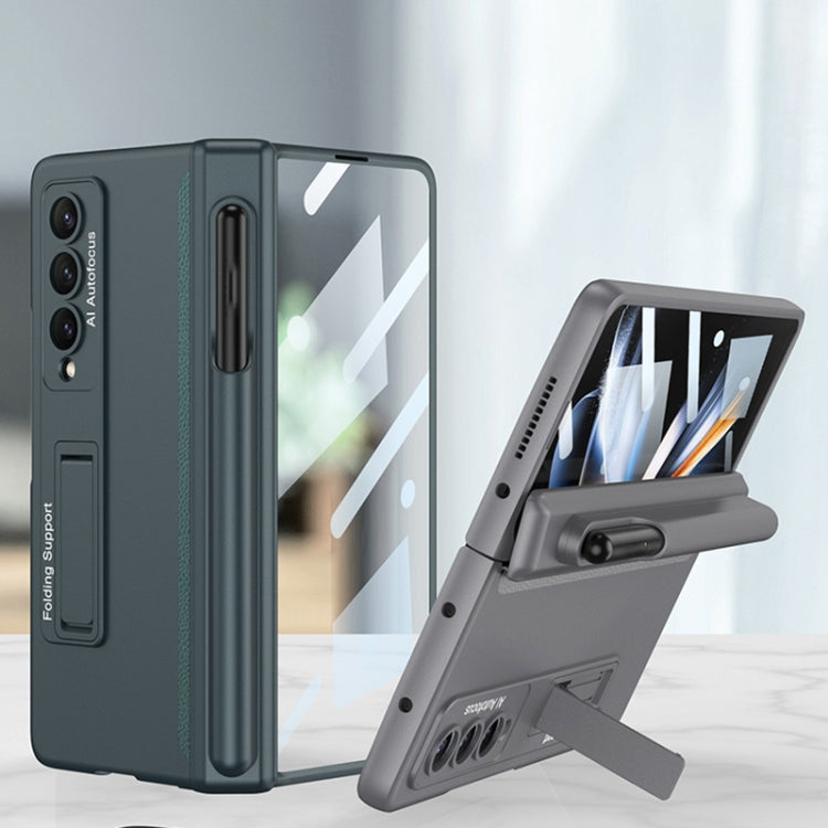 GKK Magnetic Hinge Flip Case with Pen Holder & Holder Samsung Z Fold4