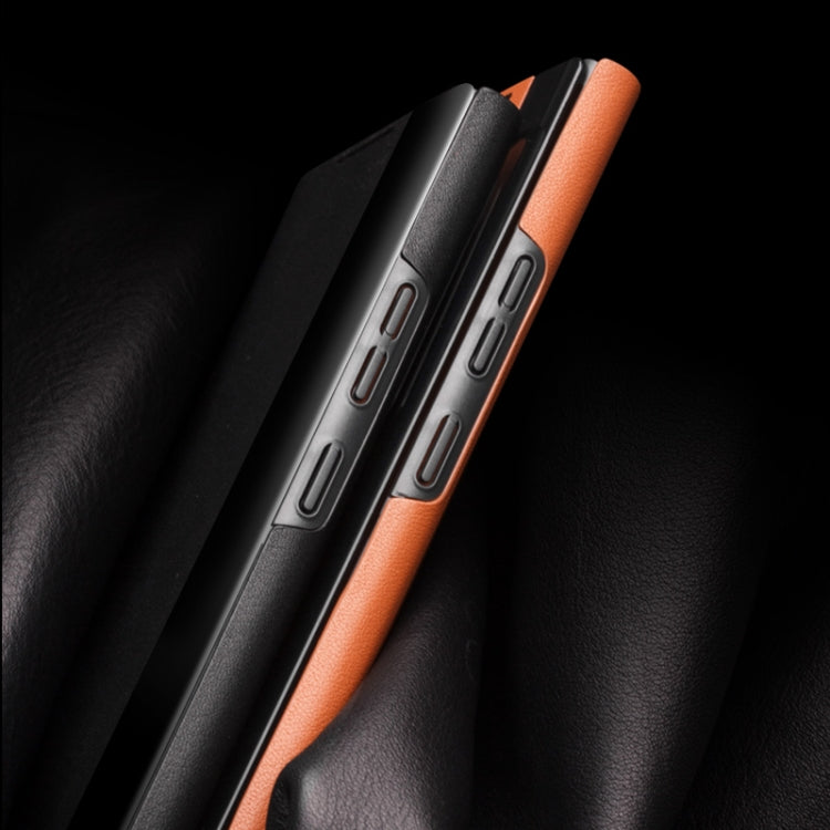 QIALINO Smart View Genuine Leather Case Samsung Note 20 Ultra