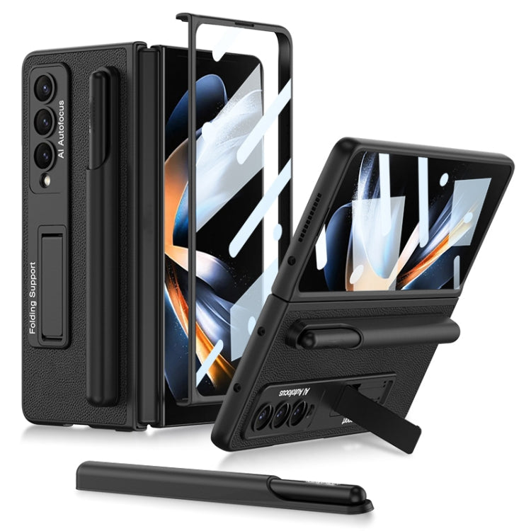 GKK Ultra-thin Leather Case with Holder & Pen Slots Samsung Z Fold4
