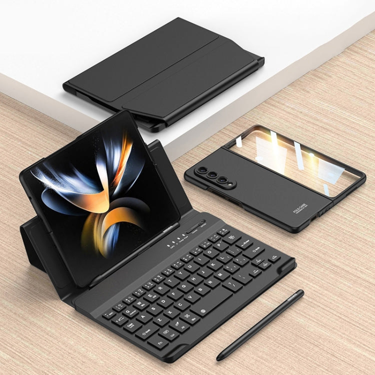 GKK Magnetic Folding Keyboard Leather Case with Pen + Phone Case Samsung Z Fold4