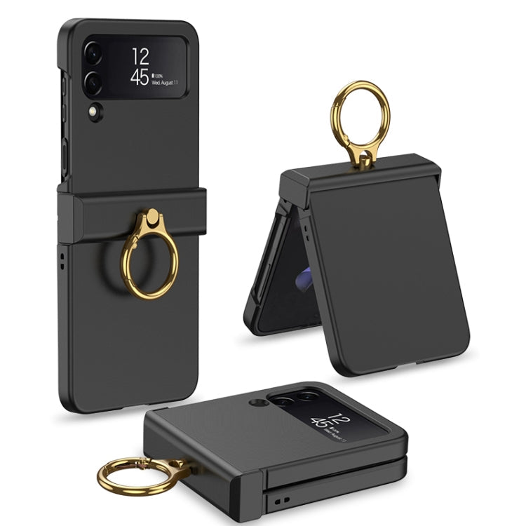 GKK Ultra-thin Hinge Full Coverage Case with Ring Holder Samsung Z Flip4