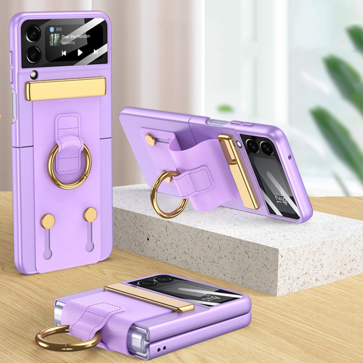 GKK Ultra-thin Case with Ring Holder / Wrist Strap Samsung Z Flip4